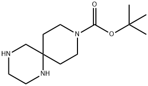 tert-butyl 1,4,9-triazaspiro[5.5]undecane-9-carboxylate Structure