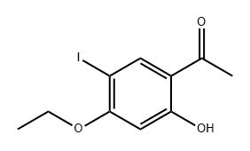 Ethanone, 1-(4-ethoxy-2-hydroxy-5-iodophenyl)- 구조식 이미지
