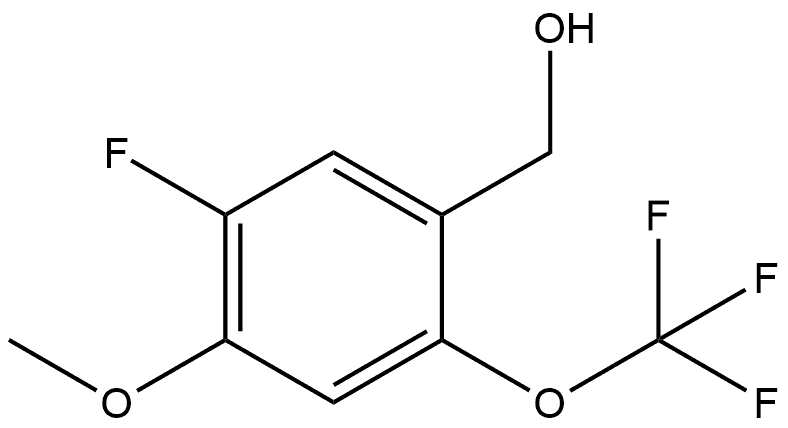 5-Fluoro-4-methoxy-2-(trifluoromethoxy)benzenemethanol Structure