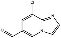 Imidazo[1,2-a]pyridine-6-carboxaldehyde, 8-chloro- Structure