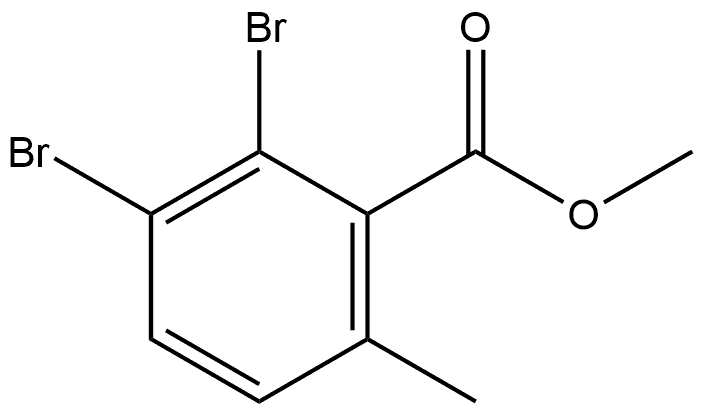 Methyl 2,3-dibromo-6-methylbenzoate Structure