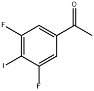 Ethanone, 1-(3,5-difluoro-4-iodophenyl)- Structure