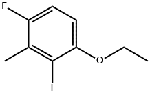 1-thoxy-4-fluoro-2-iodo-3-mthylbnzn Structure