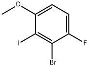 Benzene, 2-bromo-1-fluoro-3-iodo-4-methoxy- Structure