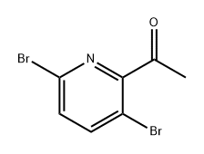 Ethanone, 1-(3,6-dibromo-2-pyridinyl)- 구조식 이미지