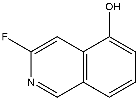 3-Fluoro-5-isoquinolinol Structure