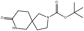 tert-butyl 8-oxo-2,7-diazaspiro[4.5]decane-2-carboxylate 구조식 이미지