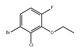 1-Bromo-2-chloro-3-ethoxy-4-fluorobenzene Structure