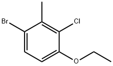 1-Bromo-3-chloro-4-thoxy-2-mthylbnzn Structure