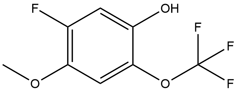 5-Fluoro-4-methoxy-2-(trifluoromethoxy)phenol Structure