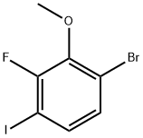 1-Bromo-3-fluoro-4-iodo-2-methoxybenzene Structure