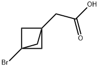 3-Bromobicyclo[1.1.1]pentane-1-acetic acid Structure