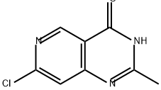 Pyrido[4,3-d]pyrimidin-4(3H)-one, 7-chloro-2-methyl- 구조식 이미지