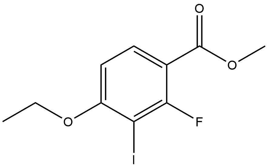 Methyl 4-ethoxy-2-fluoro-3-iodobenzoate Structure