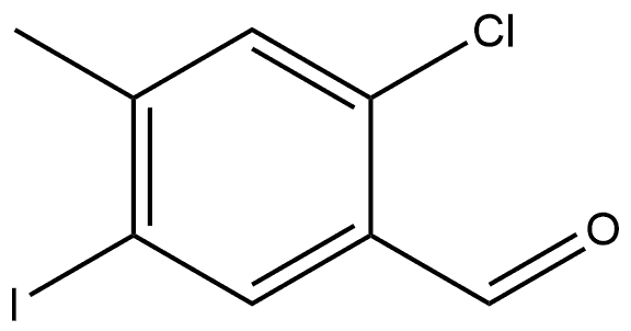 2-Chloro-5-iodo-4-methylbenzaldehyde Structure