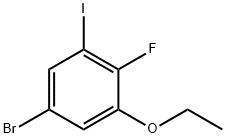 5-Bromo-1-ethoxy-2-fluoro-3-iodobenzene Structure