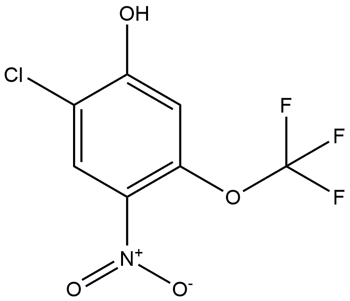 2-chloro-4-nitro-5-(trifluoromethoxy)phenol Structure