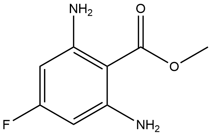 Methyl 2,6-Diamino-4-fluorobenzoate Structure