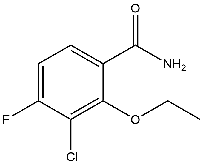 3-Chloro-2-ethoxy-4-fluorobenzamide 구조식 이미지