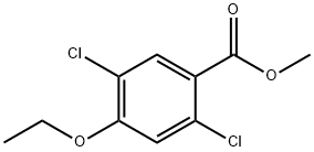 Benzoic acid, 2,5-dichloro-4-ethoxy-, methyl ester 구조식 이미지