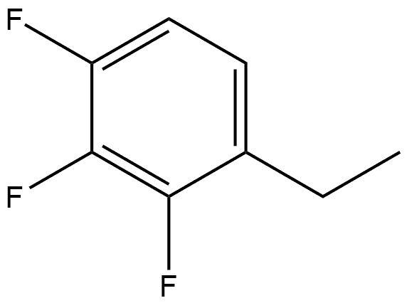 1-Ethyl-2,3,4-trifluorobenzene Structure