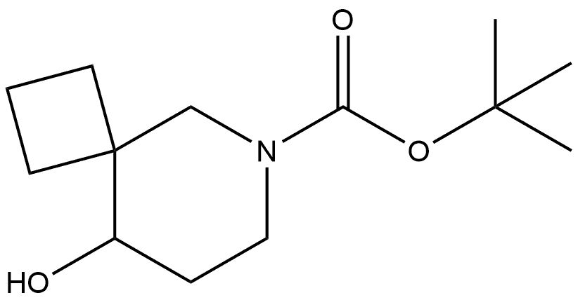 tert-butyl 9-hydroxy-6-azaspiro[3.5]nonane-6-carboxylate Structure