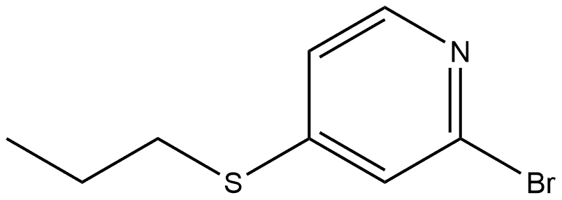 2-Bromo-4-(propylthio)pyridine Structure