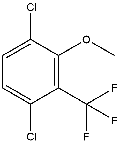 1,4-Dichloro-2-methoxy-3-(trifluoromethyl)benzene Structure