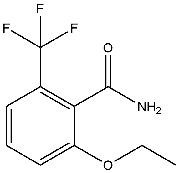 2-Ethoxy-6-(trifluoromethyl)benzamide Structure