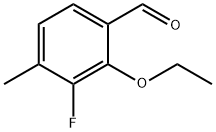 Benzaldehyde, 2-ethoxy-3-fluoro-4-methyl- Structure