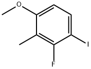 2-Fluoro-1-iodo-4-methoxy-3-methylbenzene Structure