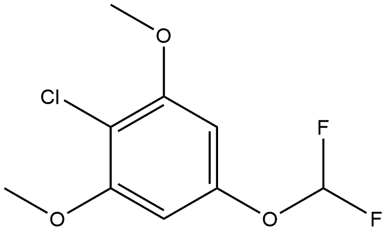 2-Chloro-5-(difluoromethoxy)-1,3-dimethoxybenzene Structure