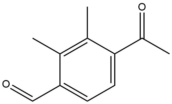 4-Acetyl-2,3-dimethylbenzaldehyde Structure