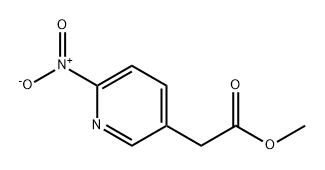 3-Pyridineacetic acid, 6-nitro-, methyl ester Structure