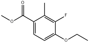 Methyl 4-ethoxy-3-fluoro-2-methylbenzoate Structure