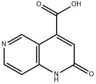 1,6-Naphthyridine-4-carboxylic acid, 1,2-dihydro-2-oxo- Structure