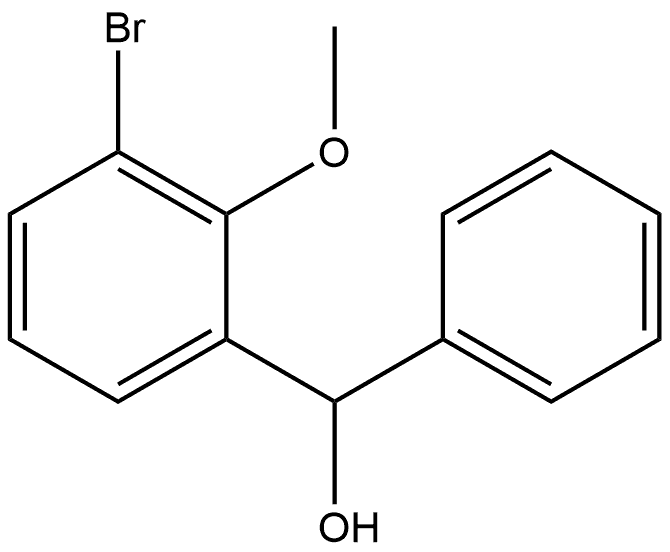 (3-bromo-2-methoxyphenyl)(phenyl)methanol Structure