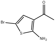 Ethanone, 1-(2-amino-5-bromo-3-thienyl)- Structure