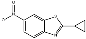 2-cyclopropyl-6-nitroBenzothiazole Structure