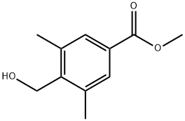 Benzoic acid, 4-(hydroxymethyl)-3,5-dimethyl-, methyl ester Structure