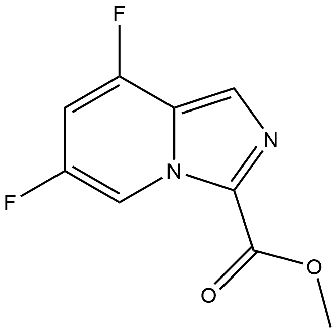 Methyl 6,8-Difluoroimidazo[1,5-a]pyridine-3-carboxylate Structure