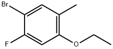 1-Bromo-4-ethoxy-2-fluoro-5-methylbenzene Structure