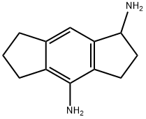 s-Indacene-1,4-diamine, 1,2,3,5,6,7-hexahydro- Structure