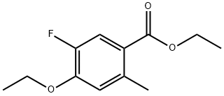 Ethyl 4-ethoxy-5-fluoro-2-methylbenzoate Structure