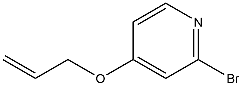 2-Bromo-4-(2-propen-1-yloxy)pyridine Structure