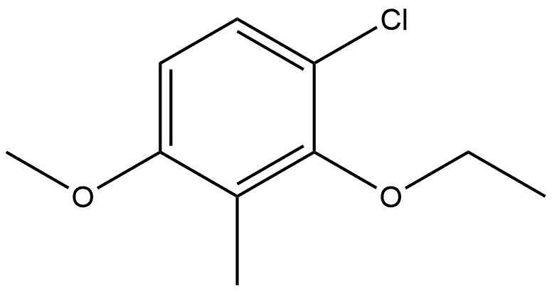 1-Chloro-2-ethoxy-4-methoxy-3-methylbenzene Structure