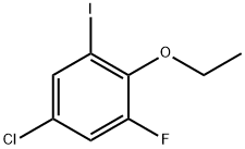 5-Chloro-2-ethoxy-1-fluoro-3-iodobenzene Structure