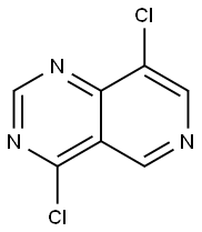 Pyrido[4,3-d]pyrimidine, 4,8-dichloro- 구조식 이미지