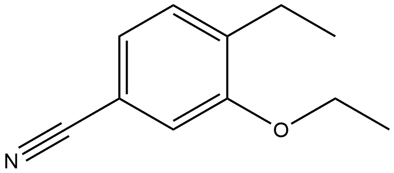 3-Ethoxy-4-ethylbenzonitrile Structure