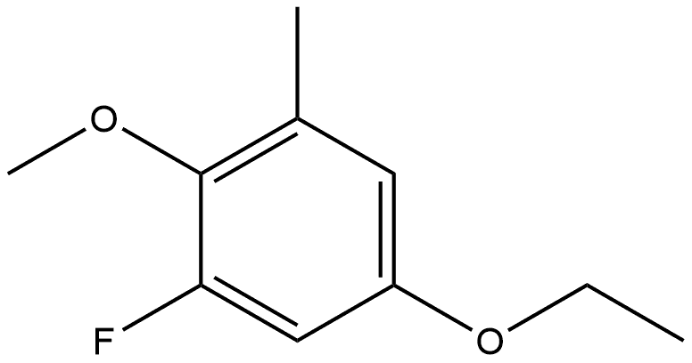 5-Ethoxy-1-fluoro-2-methoxy-3-methylbenzene Structure